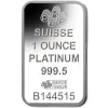 1 oz PAMP Suisse Platinum Bar - Lady Fortuna(New w/Assay) - Image 3
