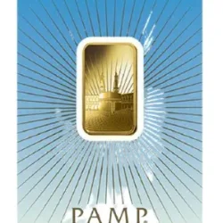 10 Gram Pamp Suisse Ka Bah Mecca Gold Bar (New w/ Assay) - Image 2