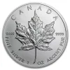 1 oz Silver Canadian Maple Leaf Coin(Random Year) - Image 2
