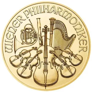 1 oz Austrian Philharmonic Gold Coin(Random Year) - Image 2